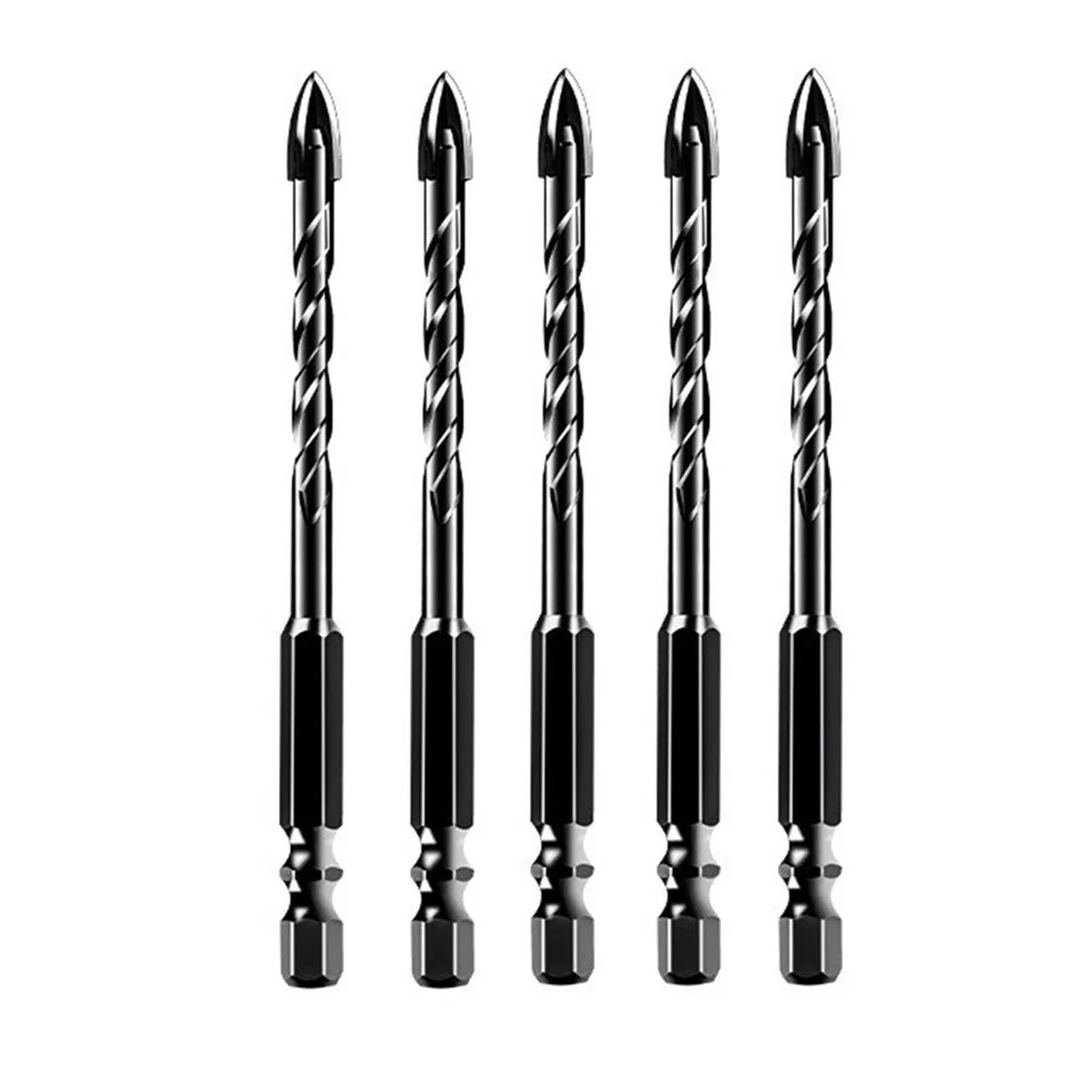 5pcs 6mm Tile Drill Bits Triangle Cross Head For Stone Glass Concrete Brick Hole Punching Constrcution Power Tools Parts
5pcs 6mm Tile Drill Bits Triangle Cross Head For Stone Glass Concrete Brick Hole Punching Constrcution Power Tools Parts