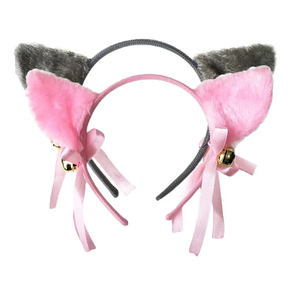 Cute Cat Ears Bell Hair Hoop Hairband Plush Women Fashion Bow Headband Girls Headwear Ladies Kawaii Cosplay Accessories
Cute Cat Ears Bell Hair Hoop Hairband Plush Women Fashion Bow Headband Girls Headwear Ladies Kawaii Cosplay Accessories