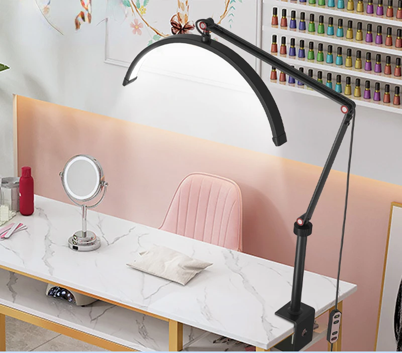16-Inch Half-Month Beauty Lamp Beauty Salon Tattoo Embroidery Nail Tattoo Eyebrow Eyelash Led Eye Protection U-Shaped Desktop
16-Inch Half-Month Beauty Lamp Beauty Salon Tattoo Embroidery Nail Tattoo Eyebrow Eyelash Led Eye Protection U-Shaped Desktop