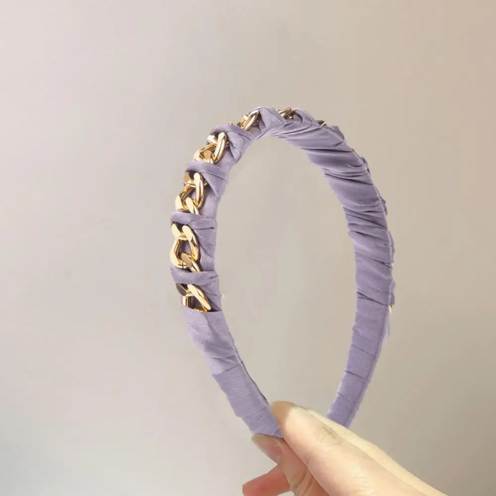 Women Headband Colorful Twisted Headbands for Women Elastic Hair Accessories with Anti-slip Design Chain Fabric Decoration Color
Women Headband Colorful Twisted Headbands for Women Elastic Hair Accessories with Anti-slip Design Chain Fabric Decoration Color