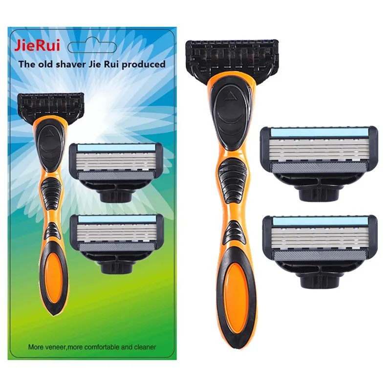 5 layer Shaving Manual Men'S Shaver Replacement Blade Set Male Hand Razor Shaving Knife Face Beard Reusable Multi Head Change
5 layer Shaving Manual Men'S Shaver Replacement Blade Set Male Hand Razor Shaving Knife Face Beard Reusable Multi Head Change