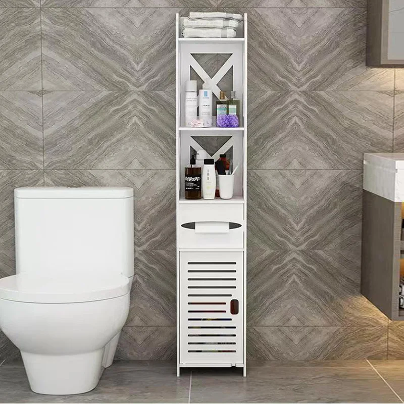 Bathroom Corner Shelf Floor Standing Toilet Side Cabinet Multi-layer Large Capacity Household Storage Rack Home Accessories
Bathroom Corner Shelf Floor Standing Toilet Side Cabinet Multi-layer Large Capacity Household Storage Rack Home Accessories