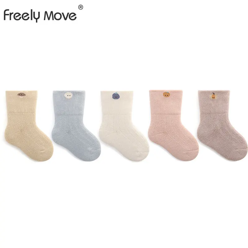 Freely Move 5 Pairs Cute Cartoon Baby Girl Boy Socks Toddler Cotton Baby Autumn Clothes Color Cotton Baby Socks for Spring 2023
Freely Move 5 Pairs Cute Cartoon Baby Girl Boy Socks Toddler Cotton Baby Autumn Clothes Color Cotton Baby Socks for Spring 2023