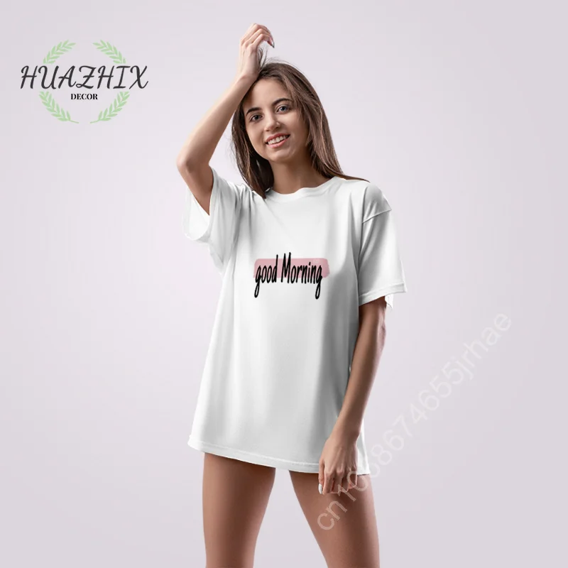 Good Morning T-shirt for Sun Top Smile Coffee Rose Love Women Tops Tees T Shirt Girl Women's Clothing T-shirts Short Sleeve Tee
Good Morning T-shirt for Sun Top Smile Coffee Rose Love Women Tops Tees T Shirt Girl Women's Clothing T-shirts Short Sleeve Tee