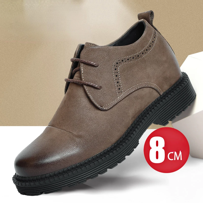 Invisible Inner Height Increasing men's Shoes 8cm Height Increase Shoes Business Leisure Shoes Elevator Leather male Daily Shoes
Invisible Inner Height Increasing men's Shoes 8cm Height Increase Shoes Business Leisure Shoes Elevator Leather male Daily Shoes