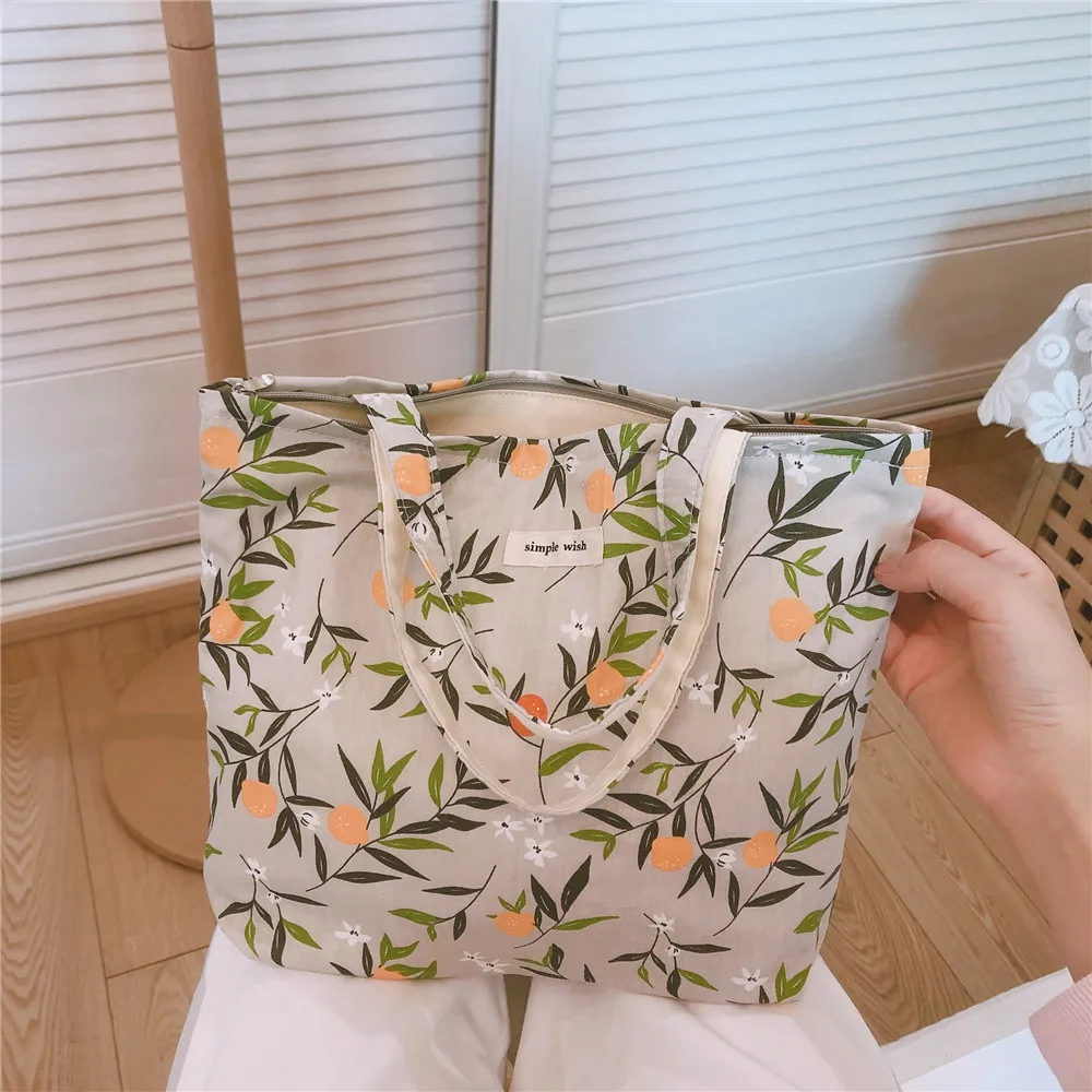 Women Cotton Top-handle Bag Girl Small Canvas Floral Reusable Shopping Totes Handbag Students Bookbags Kids Students Lunch Bags
Women Cotton Top-handle Bag Girl Small Canvas Floral Reusable Shopping Totes Handbag Students Bookbags Kids Students Lunch Bags