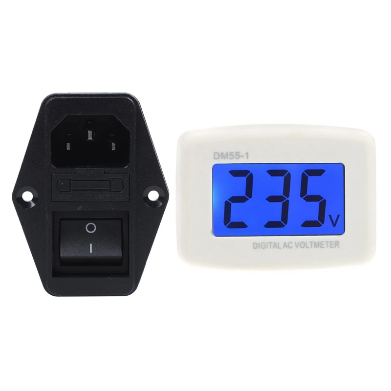 Лидер продаж-2 шт. аксессуары: 1 шт. наконечники для припоя IEC 320 C14 EMI фильтр и 1 шт. DM 55-1 ЖК цифровой вольтметр с вилкой Стандарта США
Лидер продаж-2 шт. аксессуары: 1 шт. наконечники для припоя IEC 320 C14 EMI фильтр и 1 шт. DM 55-1 ЖК цифровой вольтметр с вилкой Стандарта США