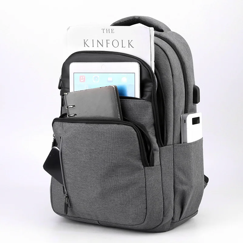 Oxford Backpack Men Laptop 15.6 Inch USB Charging Men Backpack Large Capacity Multifunction Computer Bag Black Gray
Oxford Backpack Men Laptop 15.6 Inch USB Charging Men Backpack Large Capacity Multifunction Computer Bag Black Gray