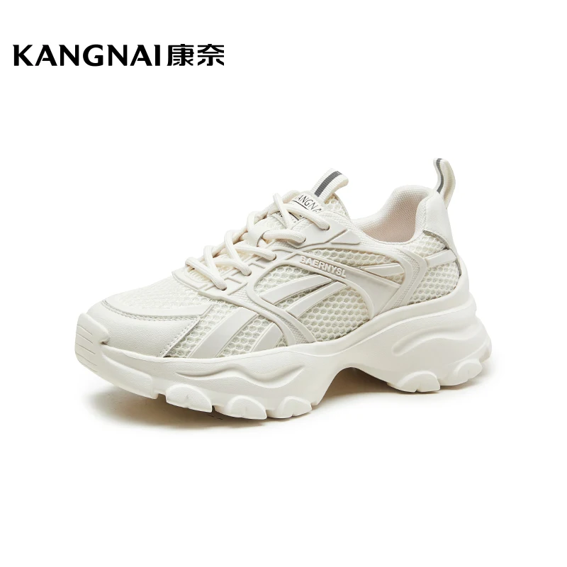 KANGNAI Chunky Sneakers Women Shoes Lace-Up Round Toe Flat Platform Breathable Tennis Female Casual Shoes
KANGNAI Chunky Sneakers Women Shoes Lace-Up Round Toe Flat Platform Breathable Tennis Female Casual Shoes