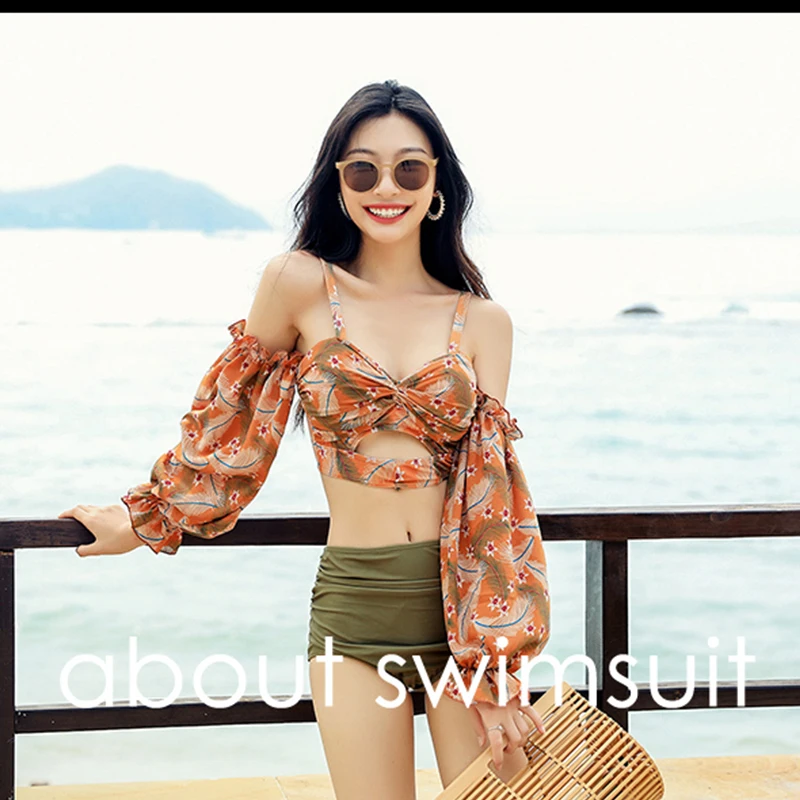 Orange Hawaii Couple Swimsuit Vacation Honeymoon Couple Dressing Sexy Split 3 Piece Swimwear Beach Shorts Men Swimming Trunks
Orange Hawaii Couple Swimsuit Vacation Honeymoon Couple Dressing Sexy Split 3 Piece Swimwear Beach Shorts Men Swimming Trunks