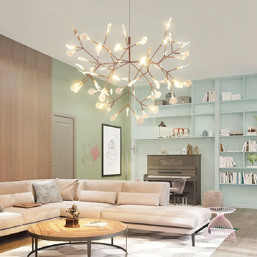 Light Luxury Northern Europe Post-modern Simple Branch Chandelier Restaurant Hotel Villa Firefly Chandelier
Light Luxury Northern Europe Post-modern Simple Branch Chandelier Restaurant Hotel Villa Firefly Chandelier