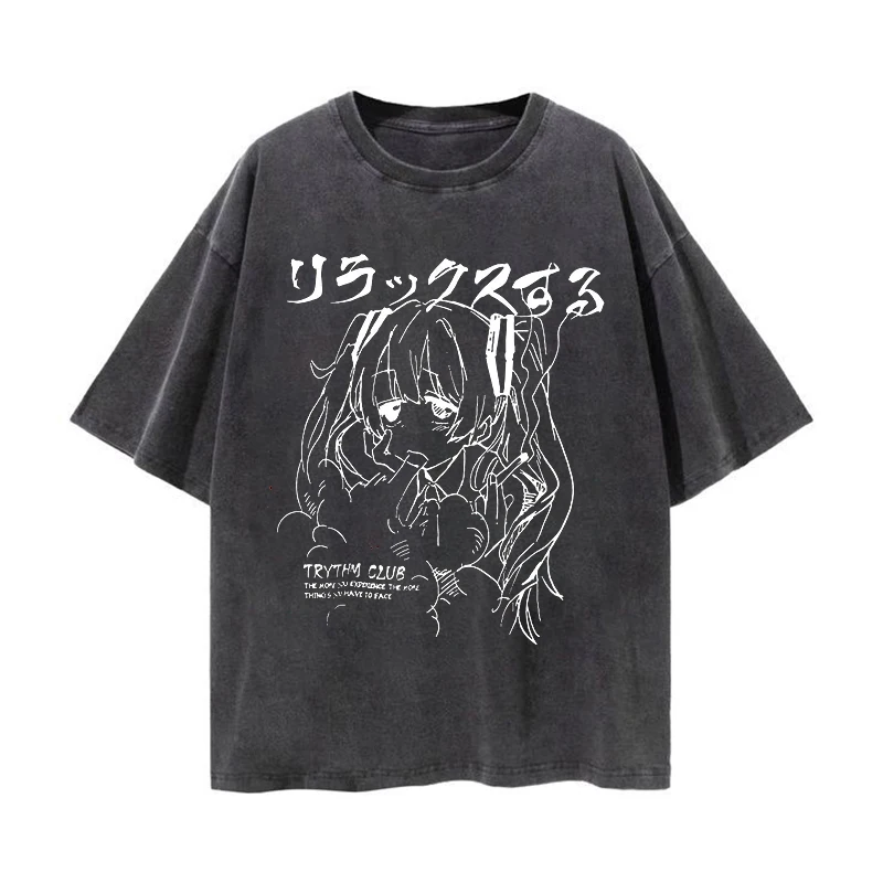 Japanese Y2K Anime Girl T Shirt Women Washed Harajuku Oversized T Shirt for Female Streetwear Tees 100% Cotton 2022 T-shirts
Japanese Y2K Anime Girl T Shirt Women Washed Harajuku Oversized T Shirt for Female Streetwear Tees 100% Cotton 2022 T-shirts