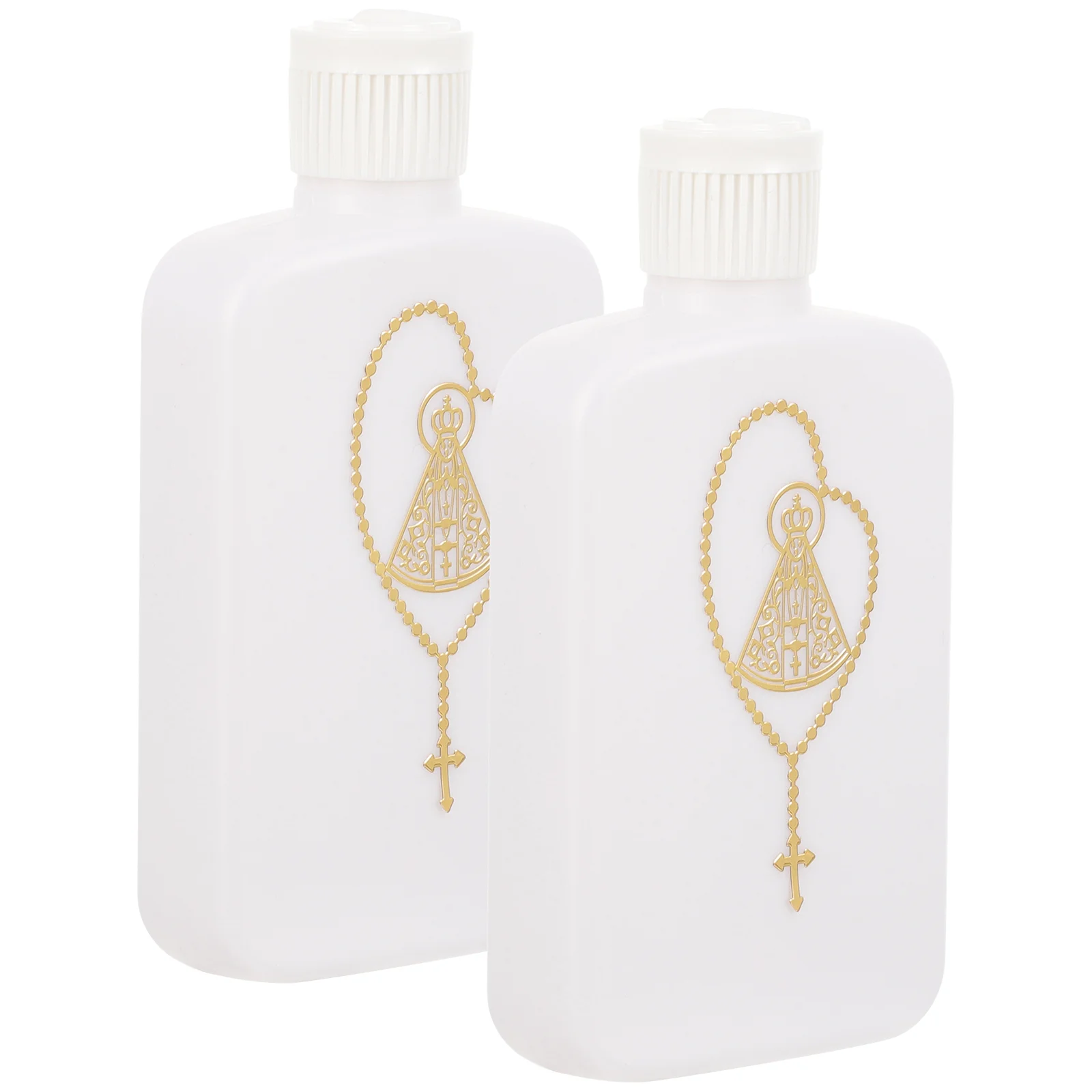 2pcs Refillable Holy Water Bottles Christian Religious Blessing Water Bottles Empty Bottles(100ml)
2pcs Refillable Holy Water Bottles Christian Religious Blessing Water Bottles Empty Bottles(100ml)