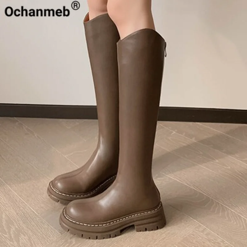 Женские сапоги до колена Ochanmeb, из натуральной кожи, на квадратном каблуке, с круглым носком, на молнии, для верховой езды, цвет хаки, 39, Осень-зима
Женские сапоги до колена Ochanmeb, из натуральной кожи, на квадратном каблуке, с круглым носком, на молнии, для верховой езды, цвет хаки, 39, Осень-зима