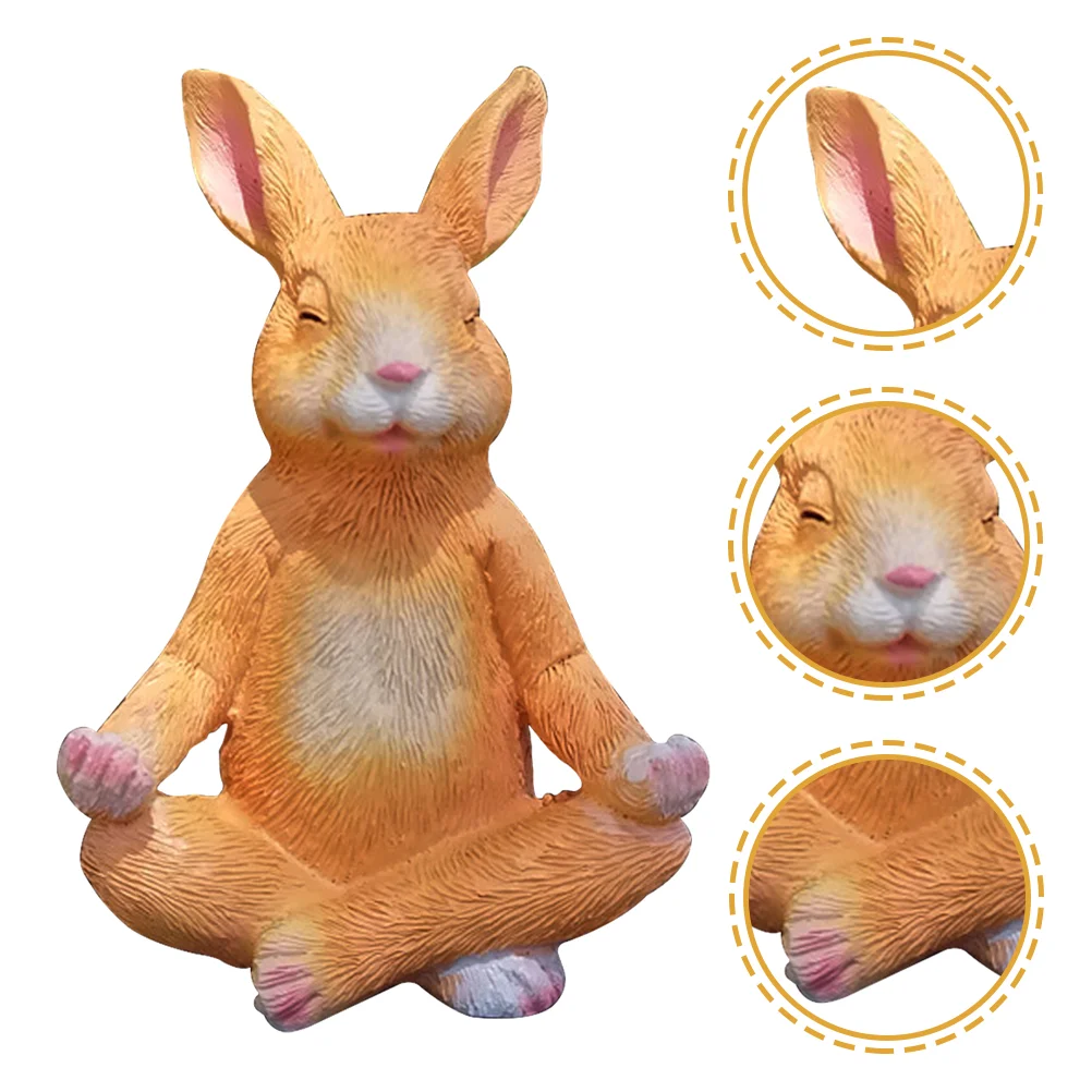 Rabbit Garden Bunny Figurine Statue Animal Statues Year Yoga Figurines Zodiac Sculpture Newfengshui Decorations Chinese Resin 
Rabbit Garden Bunny Figurine Statue Animal Statues Year Yoga Figurines Zodiac Sculpture Newfengshui Decorations Chinese Resin