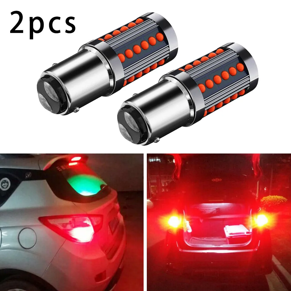 

2PCS 12V Car Universal Led Brake Light 1157 BAY15D COB LED 36smd Aluminum Highlight Reversing Light Red