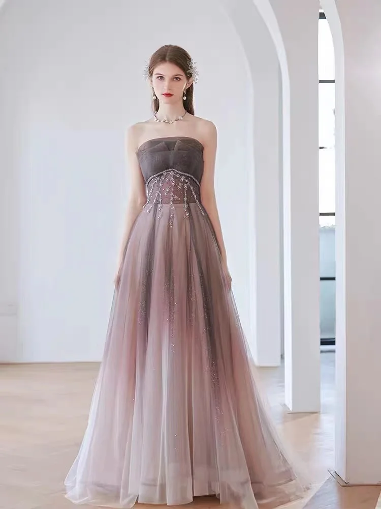 Romantic Gray Purple Evening Dress Lace Appliques Beading A-Line Sexy Off The Shoulder Floor-length Prom Gown Vestidos De Noche
Romantic Gray Purple Evening Dress Lace Appliques Beading A-Line Sexy Off The Shoulder Floor-length Prom Gown Vestidos De Noche