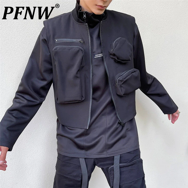 PFNW New Fashion Men's Wear Functional Style Three-dimensional Pocket Personalized Sleeveless Tank 2023 Tide Outside Vests Y9301
PFNW New Fashion Men's Wear Functional Style Three-dimensional Pocket Personalized Sleeveless Tank 2023 Tide Outside Vests Y9301