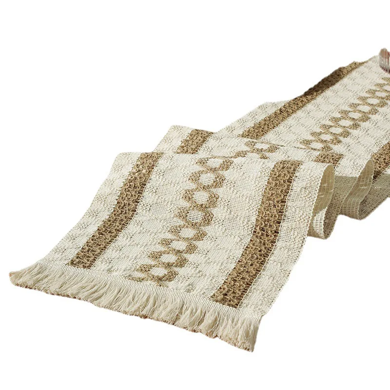Natural Linen Cotton Square Table Runner Luxury Tea Mat American Style Woven Tassel Christmas Wedding Dining Table Cloth
Natural Linen Cotton Square Table Runner Luxury Tea Mat American Style Woven Tassel Christmas Wedding Dining Table Cloth