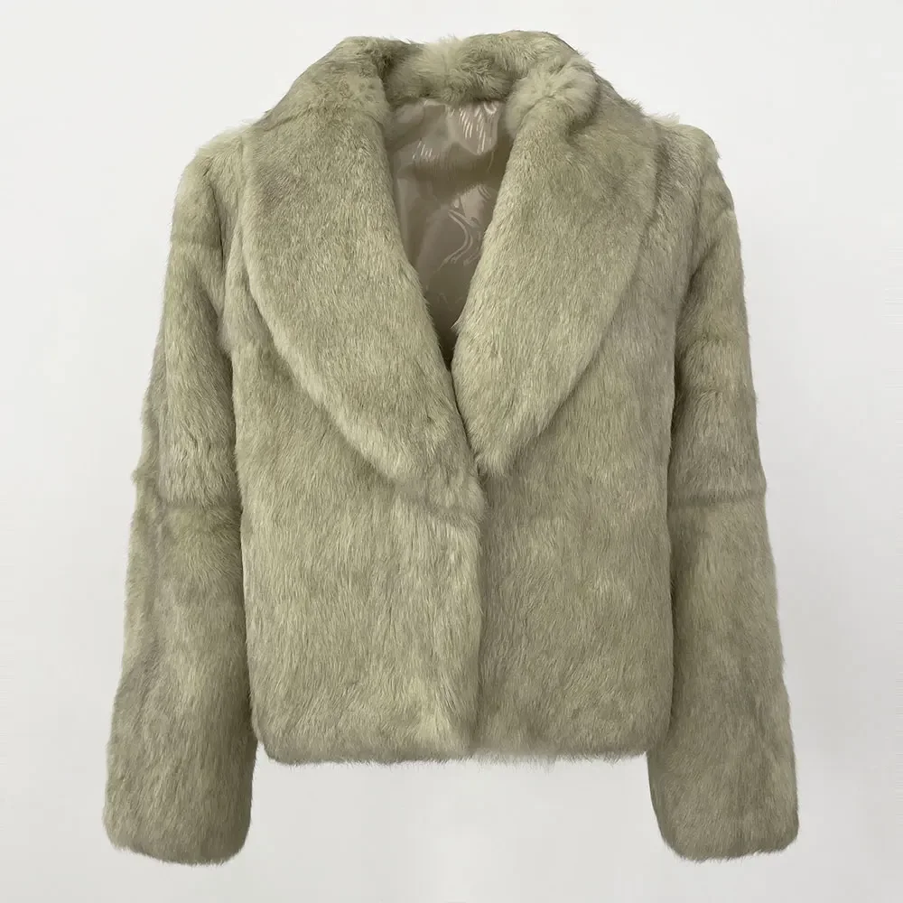 Женская зимняя куртка с отложным воротником плотная теплая элегантная верхняя