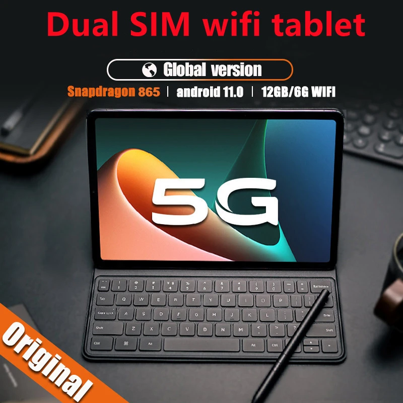 DONGPAD Global Version Original Pad 5 Pro Tablet 512GB Snapdragon 865 HD 4K Screen Android11 Tabletas PC 5G Dual Sim Or Wifi TAB
DONGPAD Global Version Original Pad 5 Pro Tablet 512GB Snapdragon 865 HD 4K Screen Android11 Tabletas PC 5G Dual Sim Or Wifi TAB