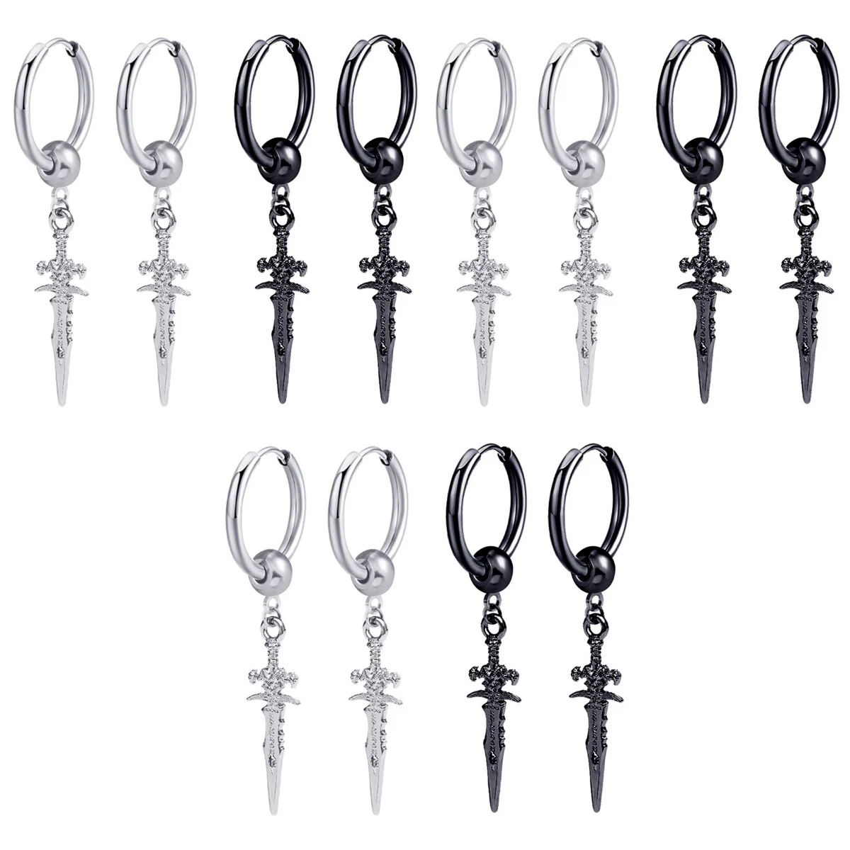 Earrings Ear Stud Zirconia Cubic Men Dangle Huggie Hip Hoop Pendant Hop Cuff Punk Style Fashion Spike Cz Steel Stainless
Earrings Ear Stud Zirconia Cubic Men Dangle Huggie Hip Hoop Pendant Hop Cuff Punk Style Fashion Spike Cz Steel Stainless