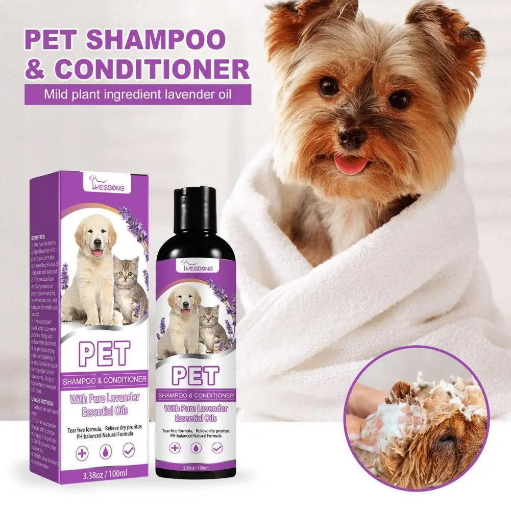 Pet Shampoo Gentle Pet Hair Softening Shampoo Soothing Anti-itch for Dogs Cats 100ml Shower Wash Ideal Pet Supplies Pet Bath
Pet Shampoo Gentle Pet Hair Softening Shampoo Soothing Anti-itch for Dogs Cats 100ml Shower Wash Ideal Pet Supplies Pet Bath