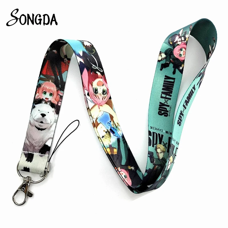 Anime SPY×FAMILY Lanyards Ribbon Keychains Twilight Yor Forger Anya Forger Carabiner Clip KeyHook for Mobile Phone Otaku Jewelry
Anime SPY×FAMILY Lanyards Ribbon Keychains Twilight Yor Forger Anya Forger Carabiner Clip KeyHook for Mobile Phone Otaku Jewelry