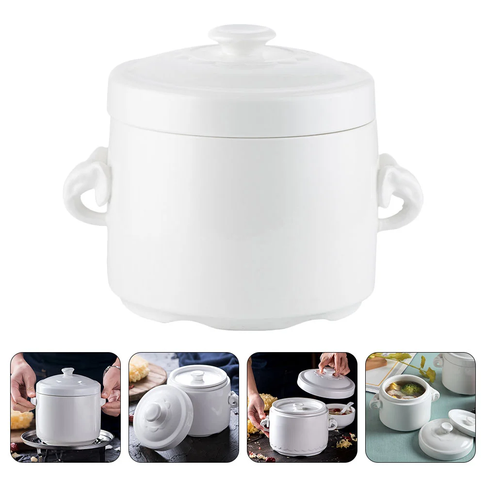 Bowl Pot Ceramic Soup Stew Lid Bowls Steam Cooking Egg Serving Casserole Cup Steaming Onion Custard Stockpot Porcelain Stewing
Bowl Pot Ceramic Soup Stew Lid Bowls Steam Cooking Egg Serving Casserole Cup Steaming Onion Custard Stockpot Porcelain Stewing