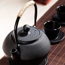 300/900/1200ml Cast Iron Teapot Kitchen Teaware Chinese Teapots Japanese Tea Kettle for Boiling Water Tea Ceremony Accessories