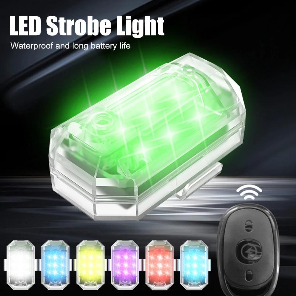 Wireless Remote Control LED Strobe Light for Motorcycle Car Bike Scooter Anti-collision Warning Lamp Flash Indicator Waterproof
Wireless Remote Control LED Strobe Light for Motorcycle Car Bike Scooter Anti-collision Warning Lamp Flash Indicator Waterproof
