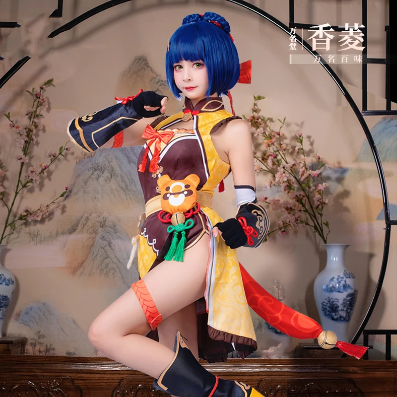 Game Genshin Impact Xiangling Cosplay clothing Halloween Party Costume Handsome uniform
Game Genshin Impact Xiangling Cosplay clothing Halloween Party Costume Handsome uniform