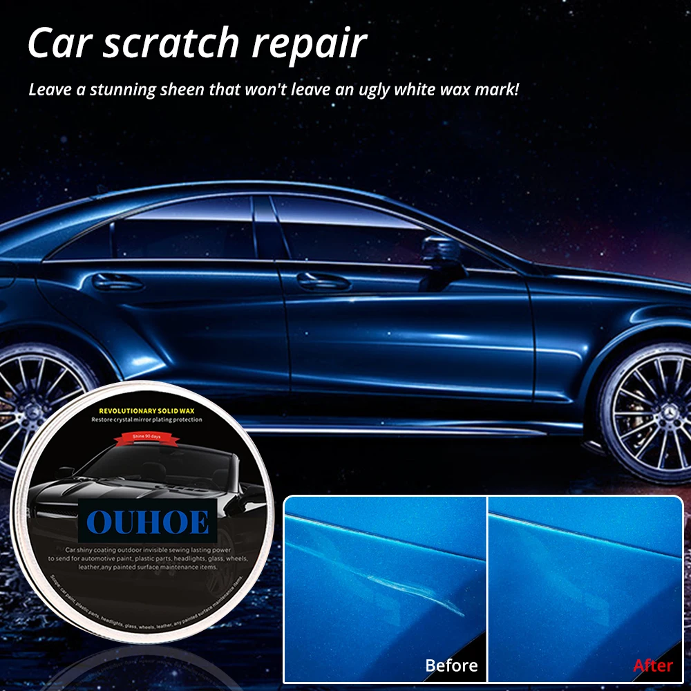 Твердый воск для автомобиля, водонепроницаемый и не обрастающий, 50-120 г
Твердый воск для автомобиля, водонепроницаемый и не обрастающий, 50-120 г