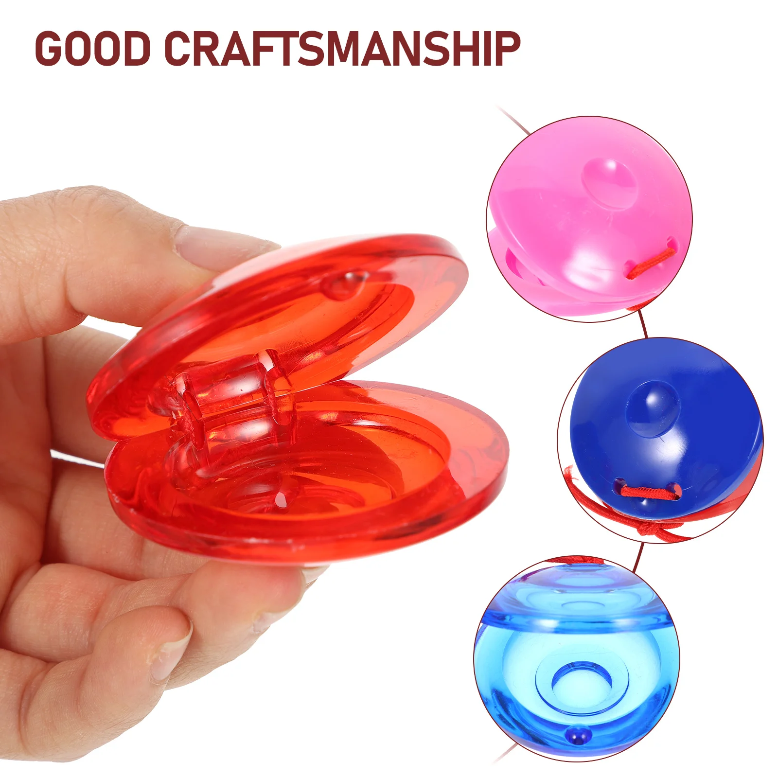 24Pcs Musical Castanets Instrument Finger Castanets Percussion Clap Board Educational ( )
24Pcs Musical Castanets Instrument Finger Castanets Percussion Clap Board Educational ( )