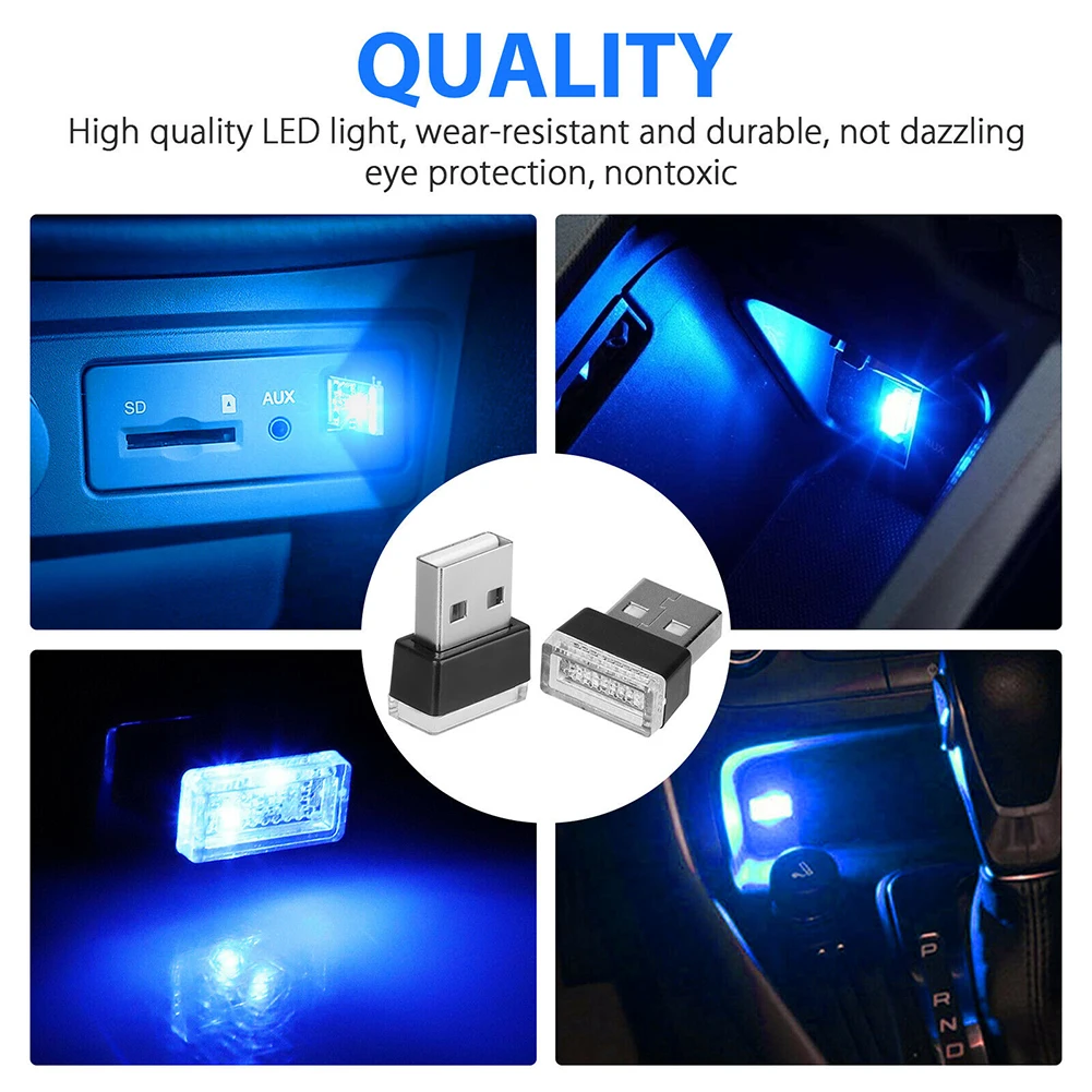 Car Lights Mini USB Light 34MW Ice Blue USB Ambient Light Applicable General Car Computer Mobile Power Accessories
Car Lights Mini USB Light 34MW Ice Blue USB Ambient Light Applicable General Car Computer Mobile Power Accessories