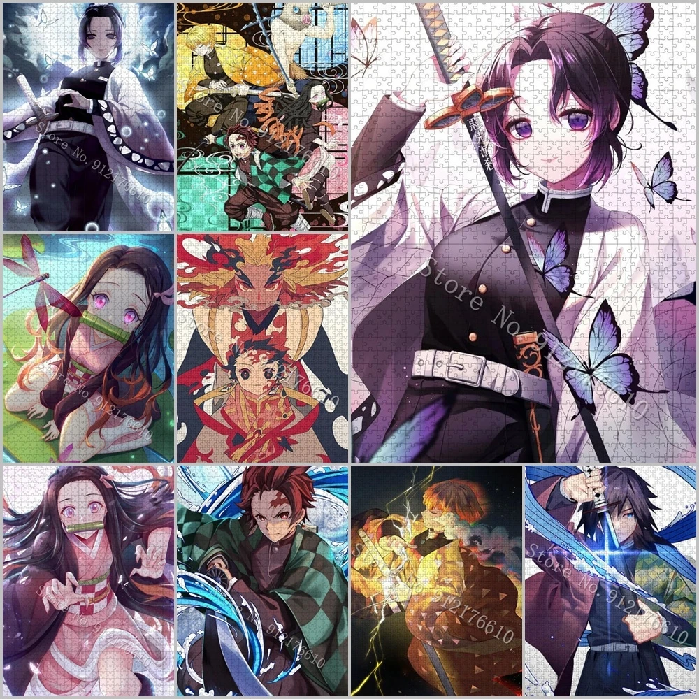 300/500/1000 Pieces Jigsaw Puzzle Demon Slayer Print Cartoon Adult Toys Paper Puzzles Kids Decompress Educational Game Gifts
300/500/1000 Pieces Jigsaw Puzzle Demon Slayer Print Cartoon Adult Toys Paper Puzzles Kids Decompress Educational Game Gifts