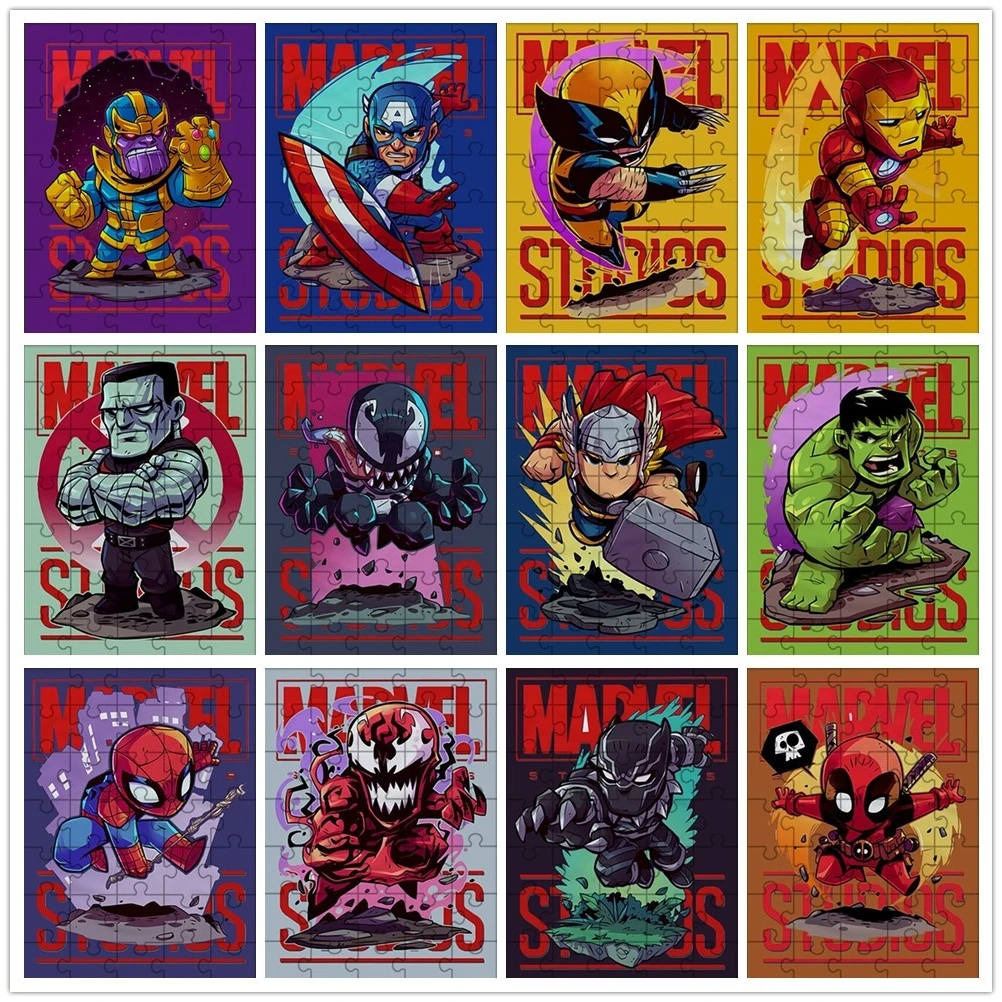Disney Marvel Movie Avengers 35 Pieces Mini Jigsaw Puzzles Cartoon Spiderman Iron Man Hulk Decompress Educational Puzzle Toys
Disney Marvel Movie Avengers 35 Pieces Mini Jigsaw Puzzles Cartoon Spiderman Iron Man Hulk Decompress Educational Puzzle Toys
