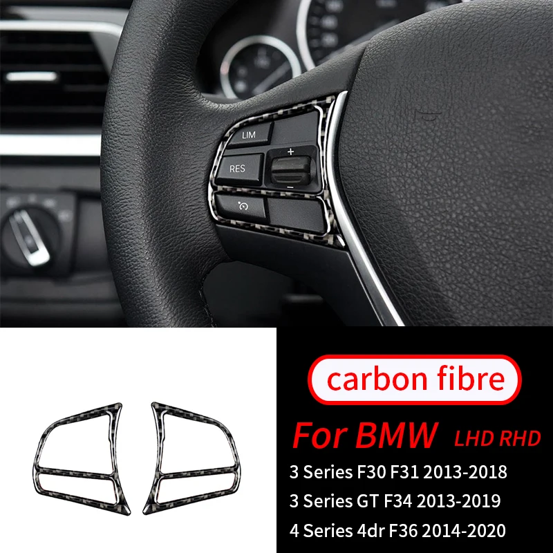 For BMW F20 F21 F30 F34 F32 Accessories Interior Real Carbon Fiber Car Steering Wheel Buttons Stickers Cover Trim Decoration 
For BMW F20 F21 F30 F34 F32 Accessories Interior Real Carbon Fiber Car Steering Wheel Buttons Stickers Cover Trim Decoration