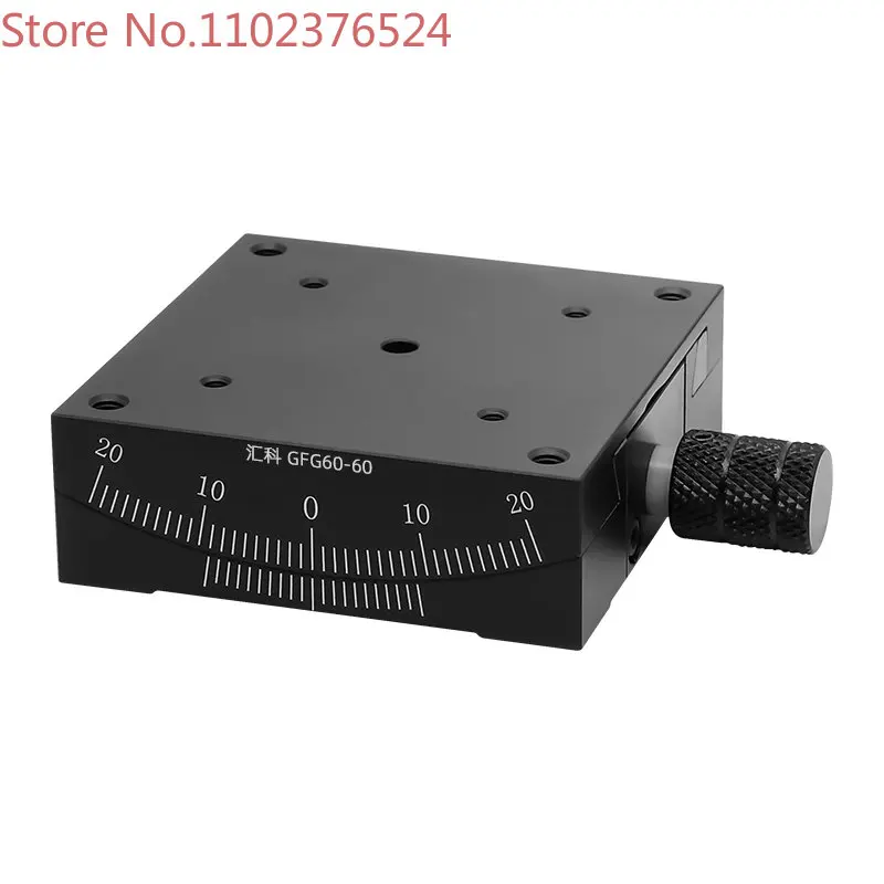 

X-axis angle tilt sliding table XY axis manual radian angle platform fine adjustment goniometer GFG60/40/GFX60