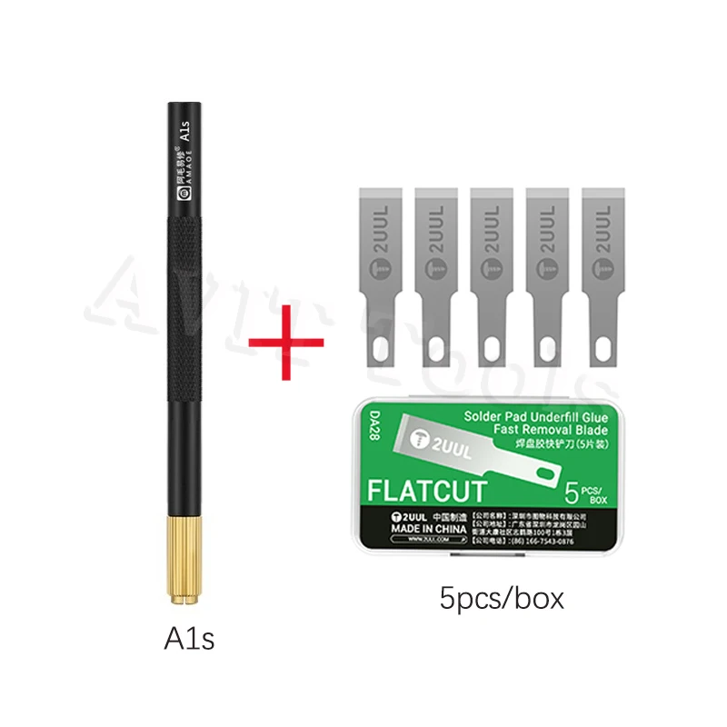 2UUL DA28 FLATCUT 5 шт., набор лезвий для удаления клея с наждачной бумагой для ремонта печатных плат телефона, безопасные инструменты для соскабливания чипов процессора
2UUL DA28 FLATCUT 5 шт., набор лезвий для удаления клея с наждачной бумагой для ремонта печатных плат телефона, безопасные инструменты для соскабливания чипов процессора