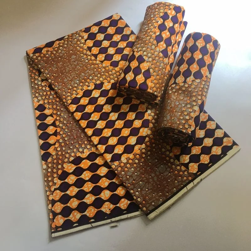 2022 High Quality African Wax Fabric Stretch Ankara Print Brode Cotton Material Wrapper New Gold Line Pattern For Sewing 6Yards 
2022 High Quality African Wax Fabric Stretch Ankara Print Brode Cotton Material Wrapper New Gold Line Pattern For Sewing 6Yards