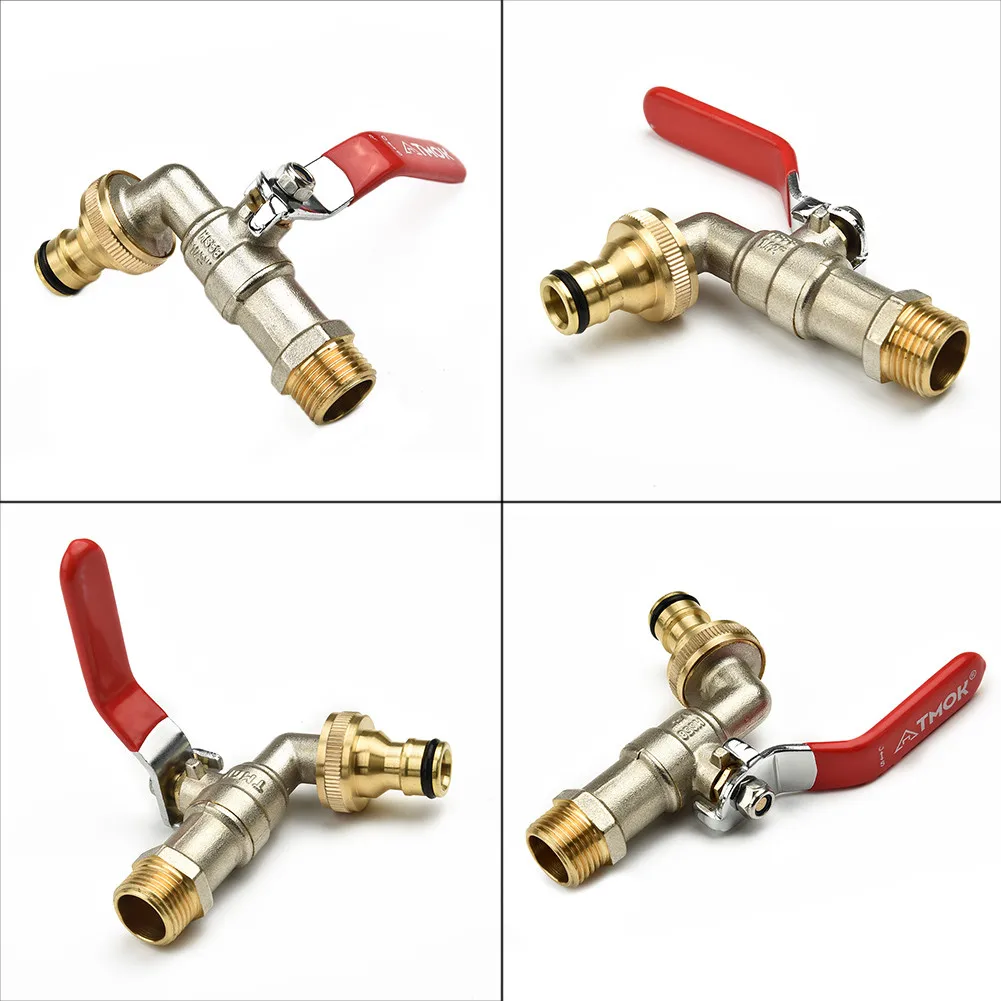 1/2" BSP Ball Valve Garden Hose Tap With Metal Snap Fittings Wash Machine Bathroom Kitchen Brass Water Garden Faucet
1/2" BSP Ball Valve Garden Hose Tap With Metal Snap Fittings Wash Machine Bathroom Kitchen Brass Water Garden Faucet