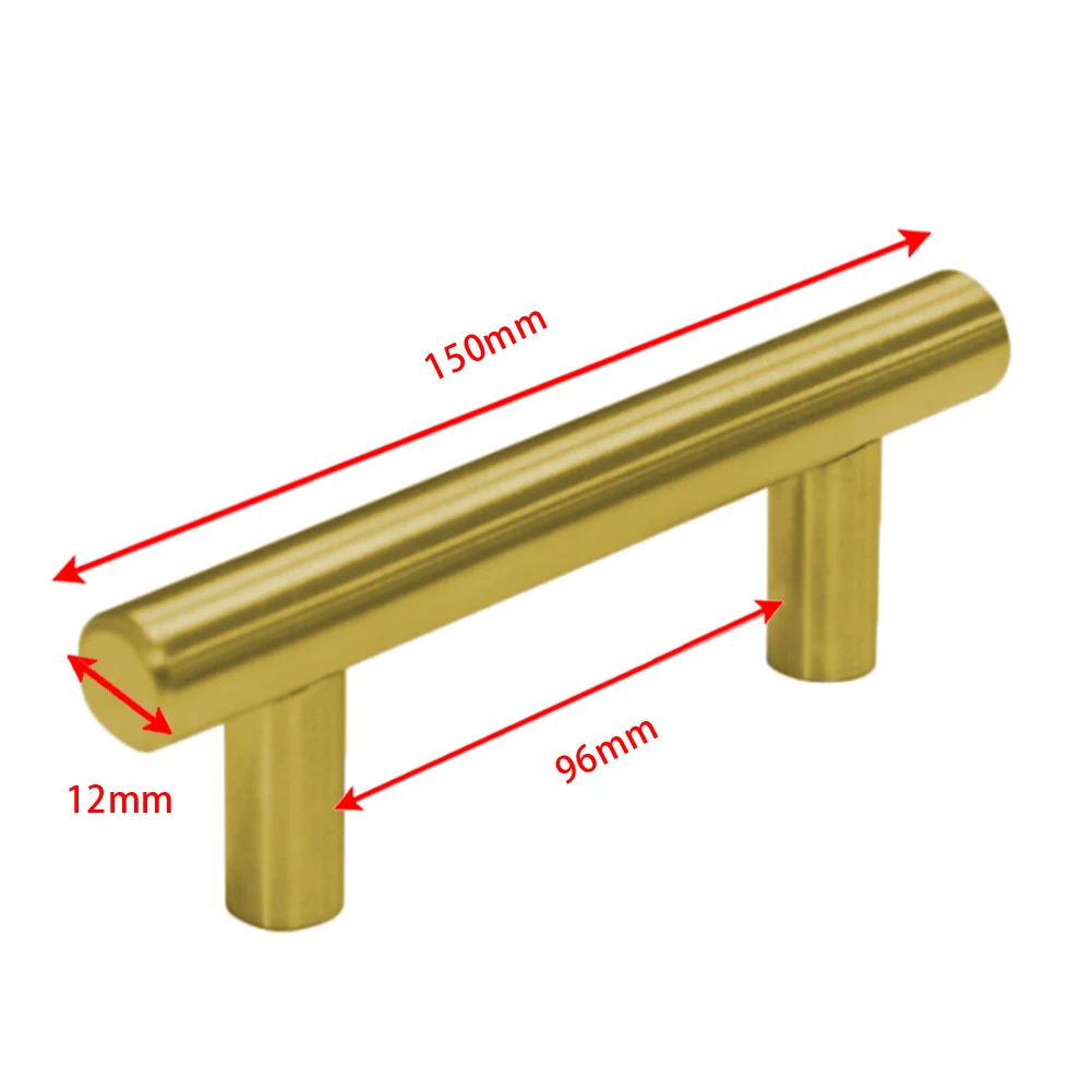 2~14Inches Pull Handle Stainless Steel Glod T-type Drawer Cabinet Wardrobe Door Pull Handl For Cabinet Doors, Drawers Furniture
2~14Inches Pull Handle Stainless Steel Glod T-type Drawer Cabinet Wardrobe Door Pull Handl For Cabinet Doors, Drawers Furniture
