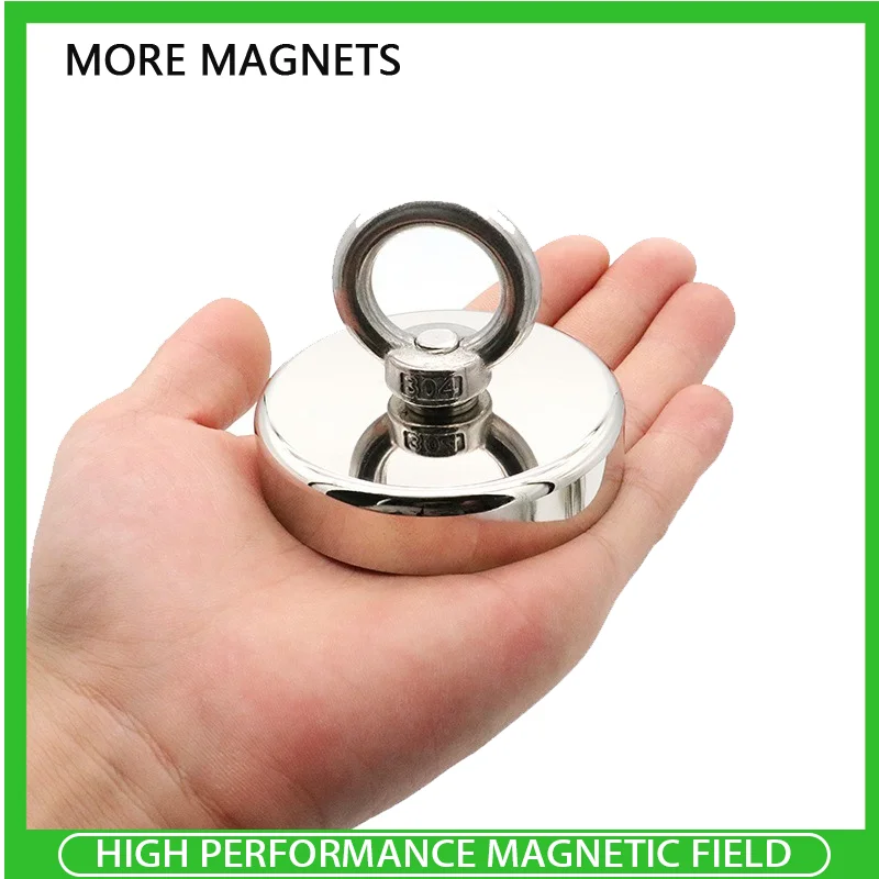 1PC Strong Neodymium Magnet Pot Fishing Salvage Magnets Neodymium Round Powerful Magnetic Hook Sea Fishing Magnet Searcher
1PC Strong Neodymium Magnet Pot Fishing Salvage Magnets Neodymium Round Powerful Magnetic Hook Sea Fishing Magnet Searcher