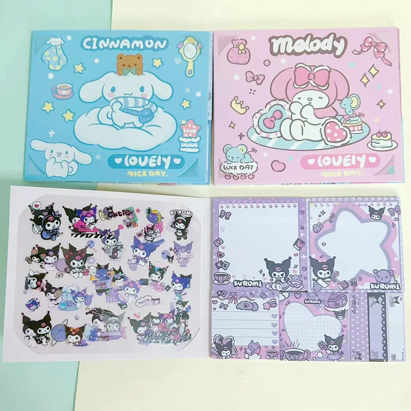Sanrio New Notepad Cute Kawaii Manual Notepad Manual Gift Student Toy Tearable Message Notepad Children's Christmas Gifts
Sanrio New Notepad Cute Kawaii Manual Notepad Manual Gift Student Toy Tearable Message Notepad Children's Christmas Gifts