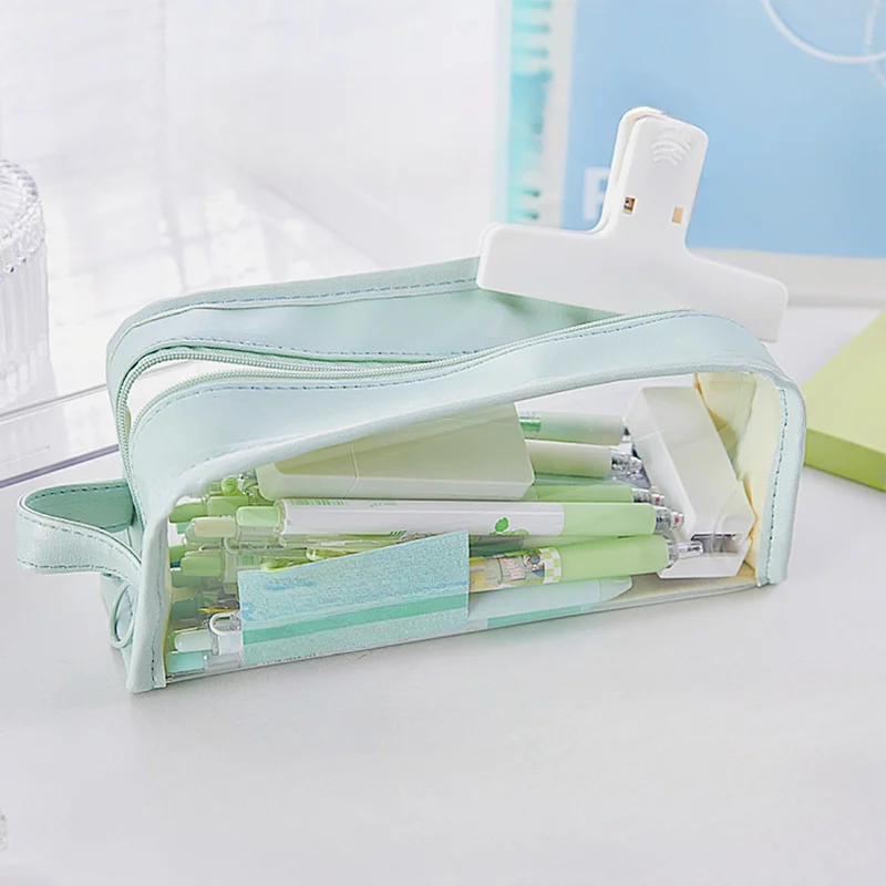 Cool Green Large Capacity Pen Case Student Pencil Bag Transparent Pen Bag Zipper Pencil Pouch Kids Multifunctional Box
Cool Green Large Capacity Pen Case Student Pencil Bag Transparent Pen Bag Zipper Pencil Pouch Kids Multifunctional Box