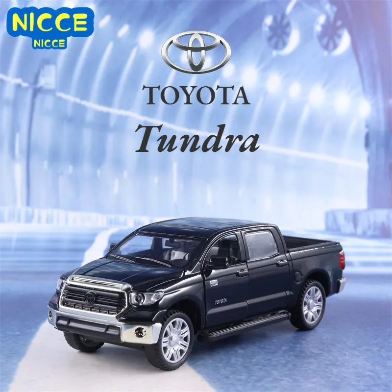 Nicce 1:32 Toyota Tundra Pickup Simulation Diecast Metal Alloy Model Car Sound Light Pull Back Collection Kids Toy Gifts A504 
Nicce 1:32 Toyota Tundra Pickup Simulation Diecast Metal Alloy Model Car Sound Light Pull Back Collection Kids Toy Gifts A504