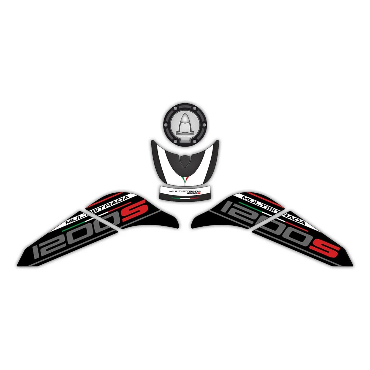 GP Kompozit для Multistrada 1200 S 2015-2018, совместимый Набор ковриков для бака, белая наклейка, аксессуары для мотоциклов
GP Kompozit для Multistrada 1200 S 2015-2018, совместимый Набор ковриков для бака, белая наклейка, аксессуары для мотоциклов