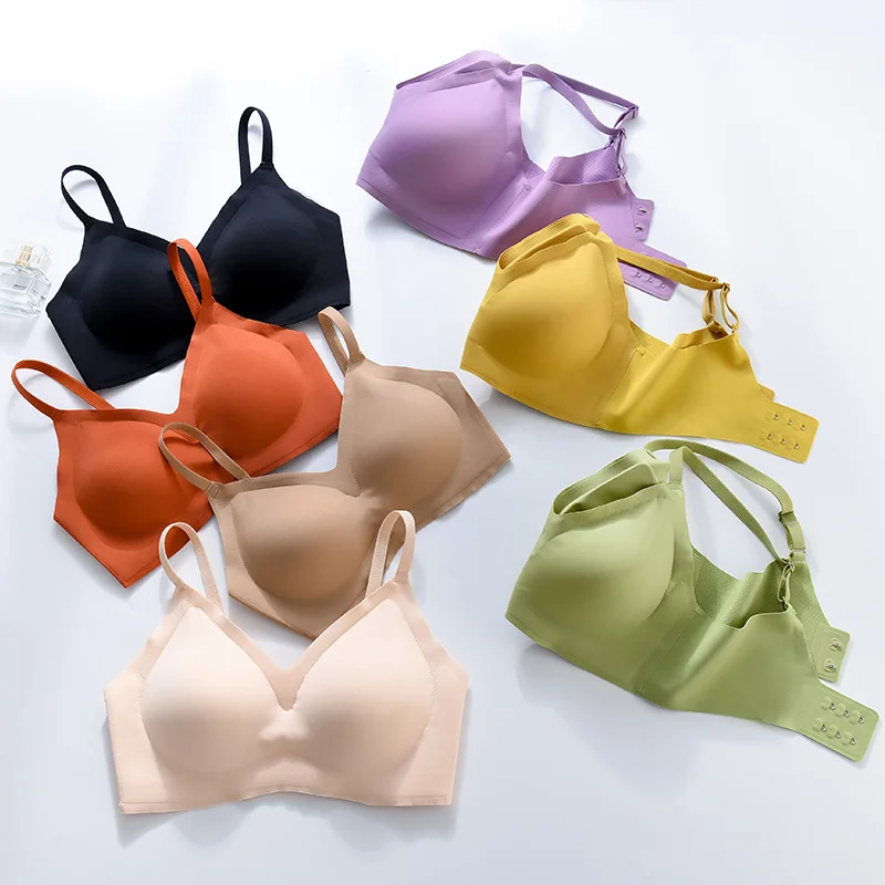 Seamless Invisible Bra For Women Sexy Lingerie Deep Vneck Push Up Bra Wire Free Brassiere Bra Removable Pads Bralette Underwear
Seamless Invisible Bra For Women Sexy Lingerie Deep Vneck Push Up Bra Wire Free Brassiere Bra Removable Pads Bralette Underwear