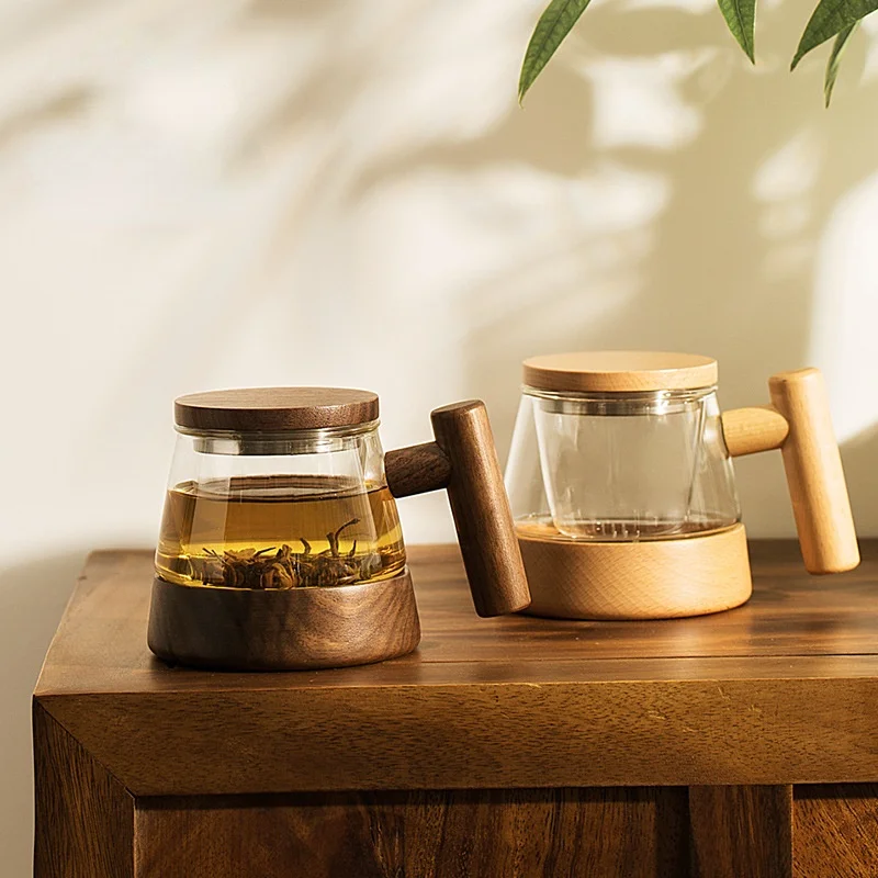 High-value glass tea water separation tea cup office Japanese-style simple creative magnetic cup
High-value glass tea water separation tea cup office Japanese-style simple creative magnetic cup